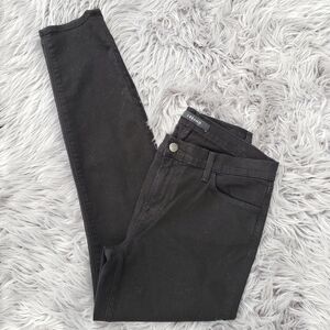 J Brand Skinny Leg Shadow Jeans Black Size 31
